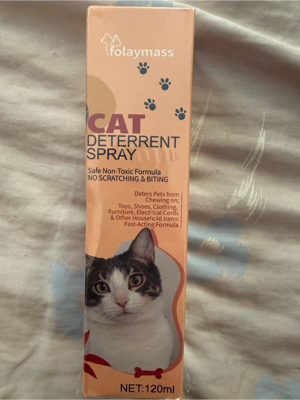 Folaymass Cat Deterrent Spray to stop pests scratching and biting
